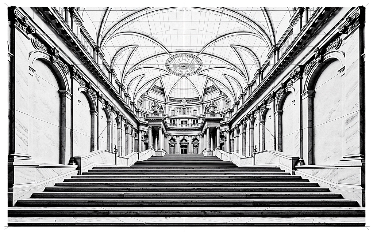 Architecture du Palais Garnier - Escalier de Marbre